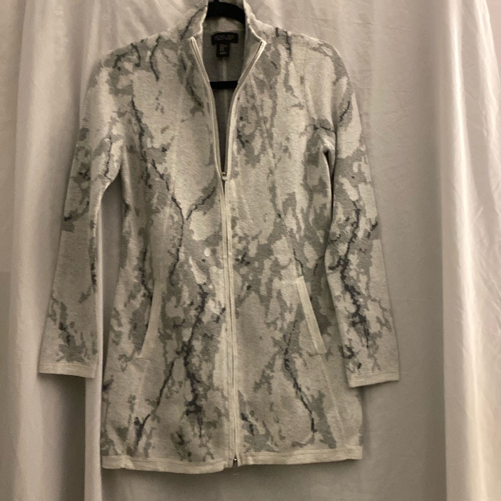 Women’s zip up sweater by Rachel Zoe